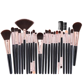 Wholesale Professional Makeup Brushes 25pcs Private Label Synthetic Fibre Hair Beauty Brush